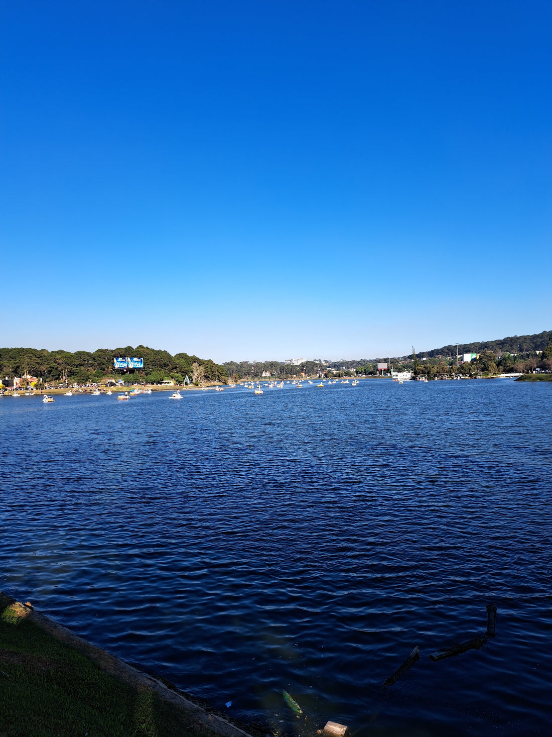 Da Lat, lago centrale con pedalò