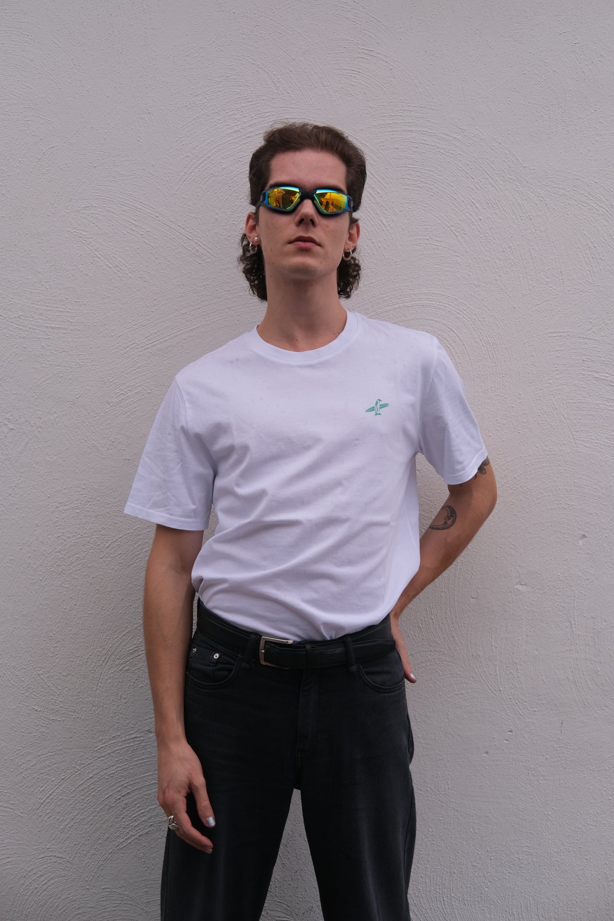 Mezza manica Tabishi Unimood, colore Bianco, vista frontale, foto 1