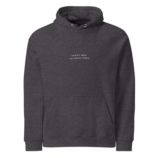 Lavorare Meno felpa - Grigio - front