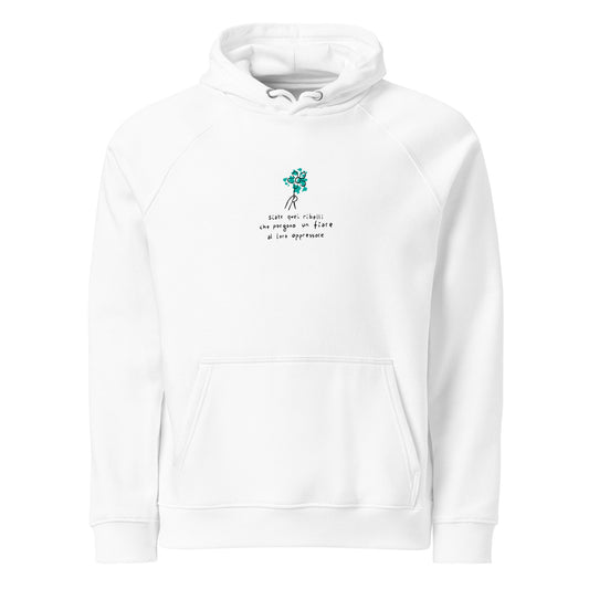 Ribelli felpa - Bianco - front