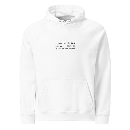 Lunedì sera felpa - Bianco - front