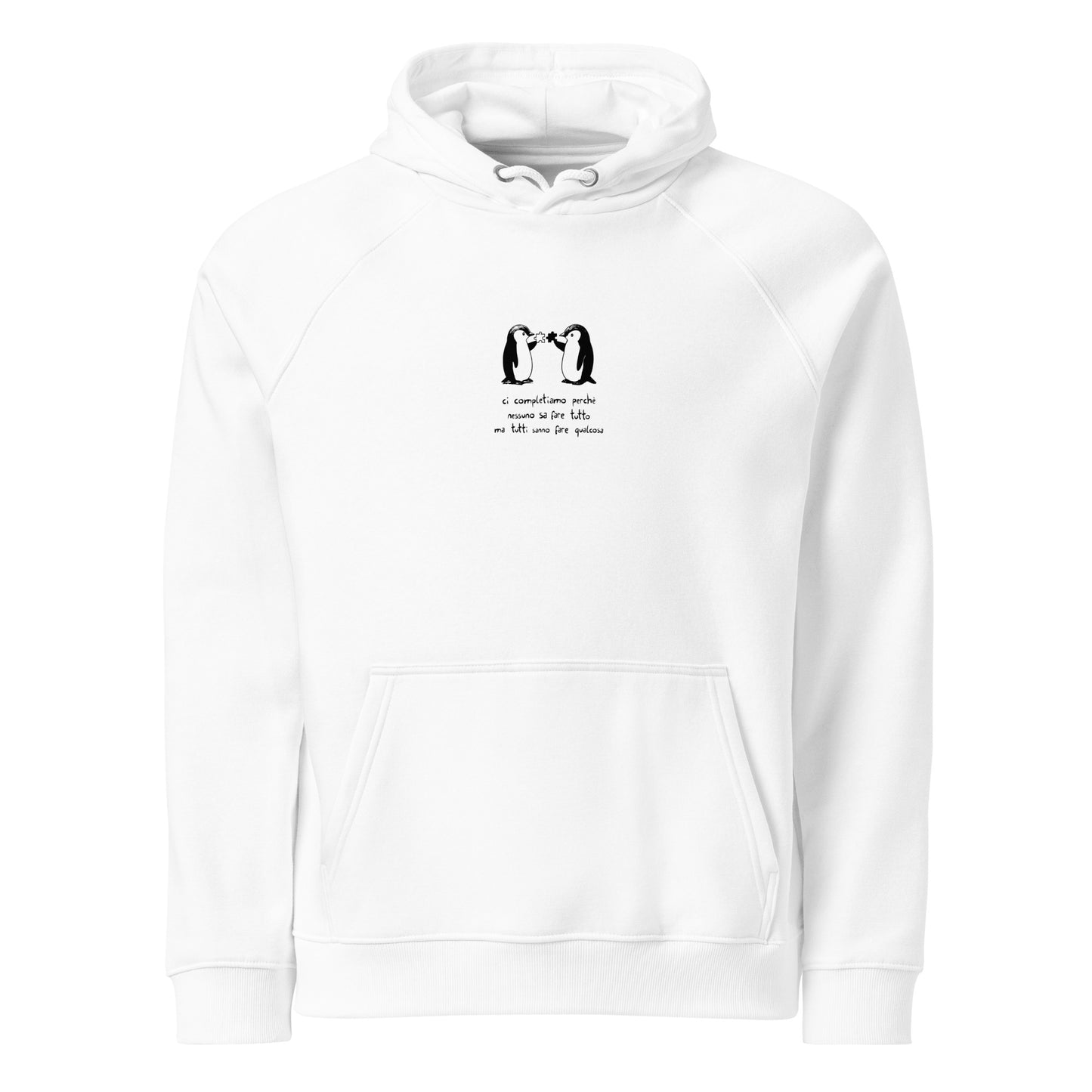 Puzzle felpa - Bianco - front