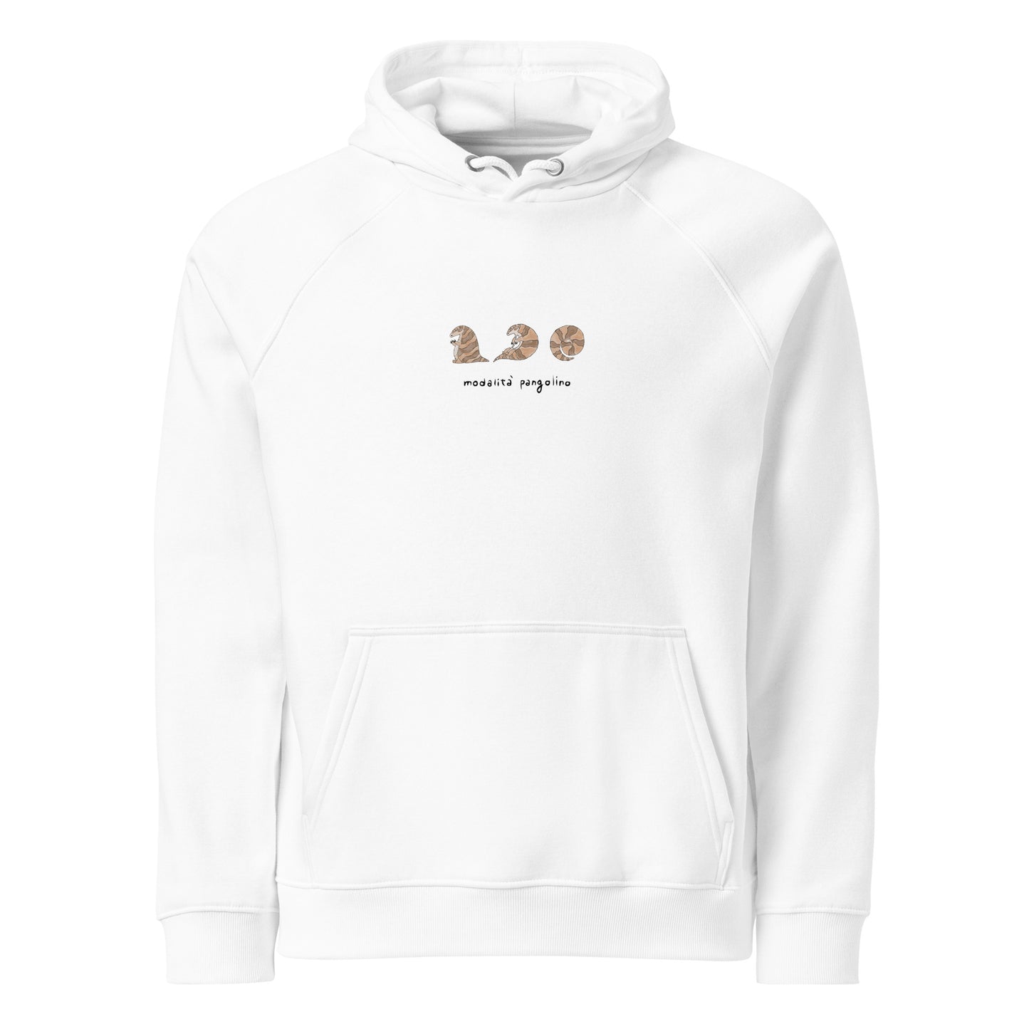 Pangolino felpa - Bianco - front