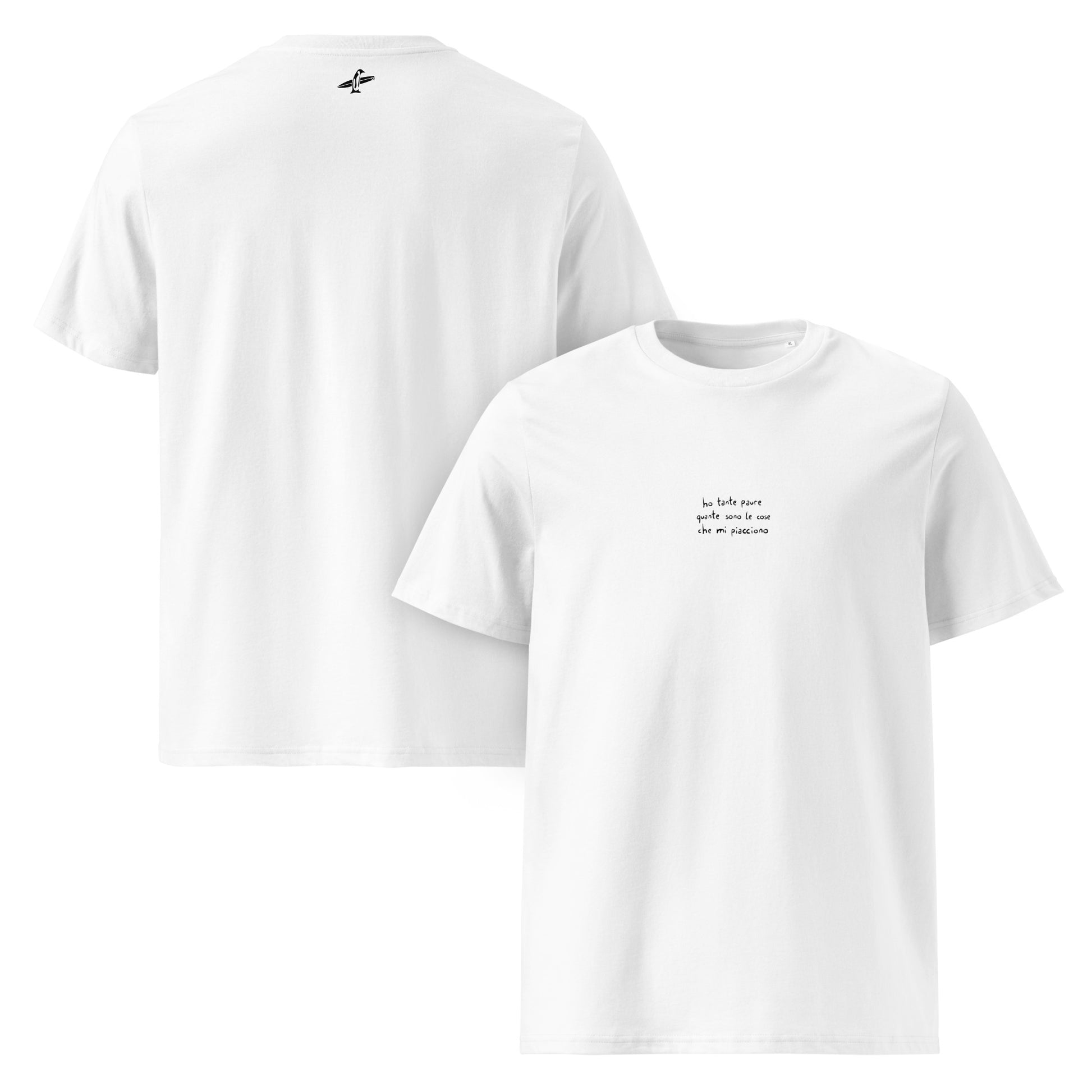 Tante paure - Bianco - front-and-back