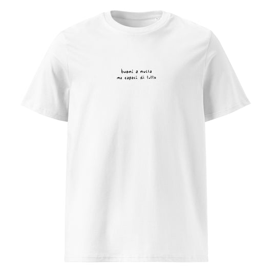 Mezza Manica - Capaci di tutto - Bianco - fronte