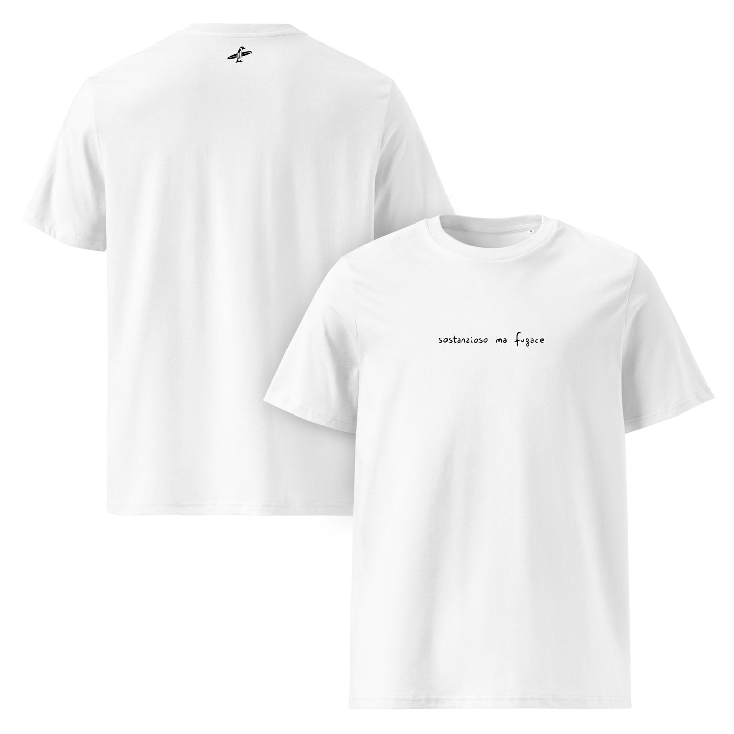 Sostanzioso ma fugace - Bianco - front-and-back