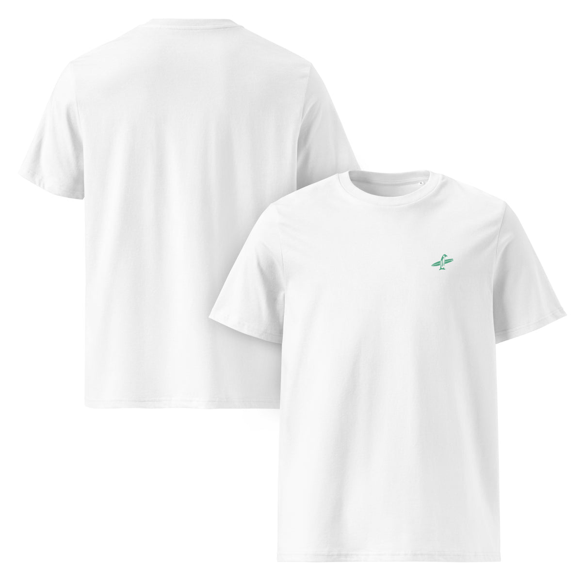 Mezza manica Tabishi Unimood, colore Bianco, fronte e retro insieme